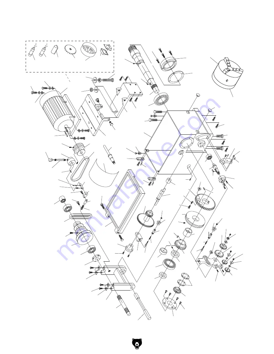 Grizzly G9249 Owner'S Manual Download Page 70