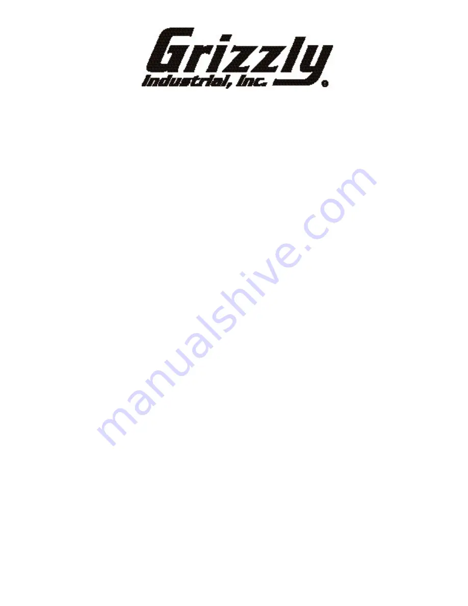 Grizzly H0629 Instructions Download Page 1