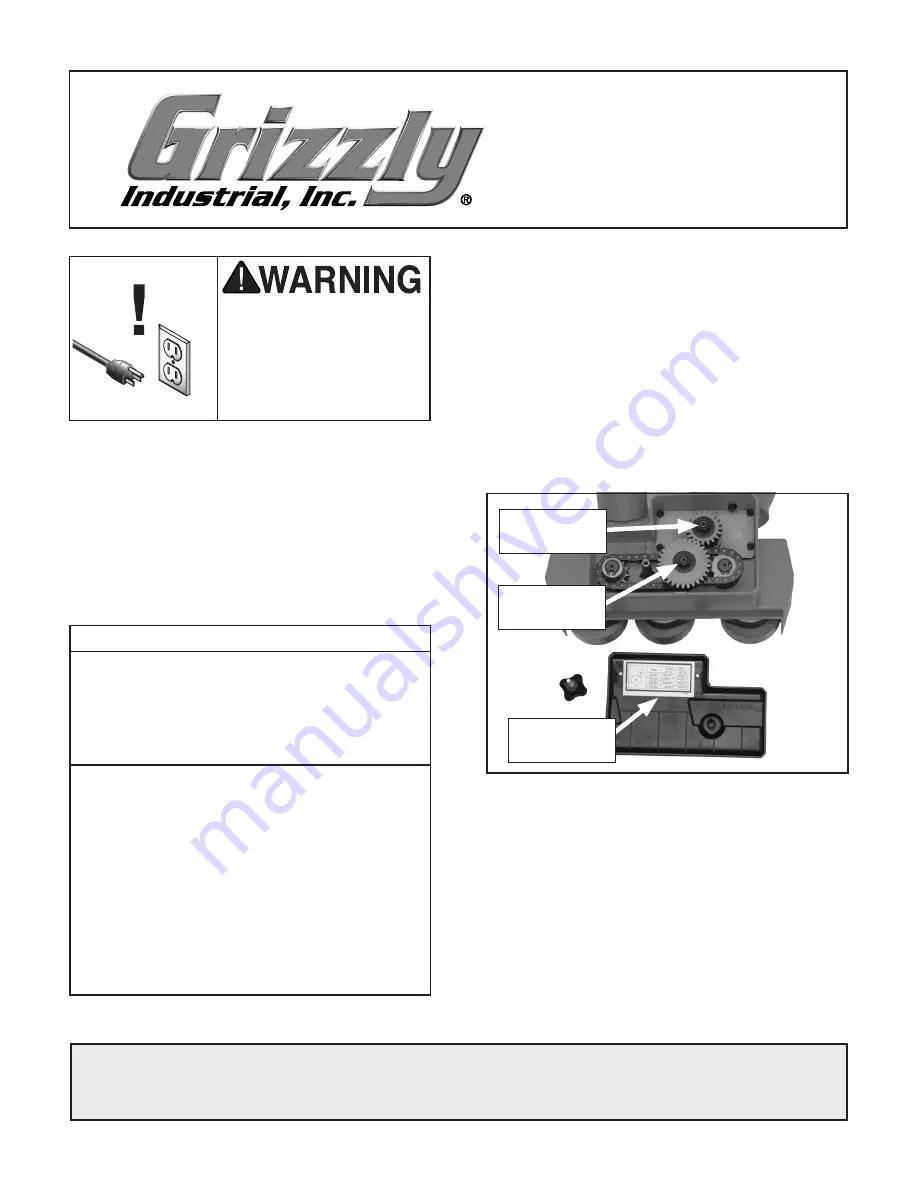 Grizzly H3236 Instruction Manual Download Page 1