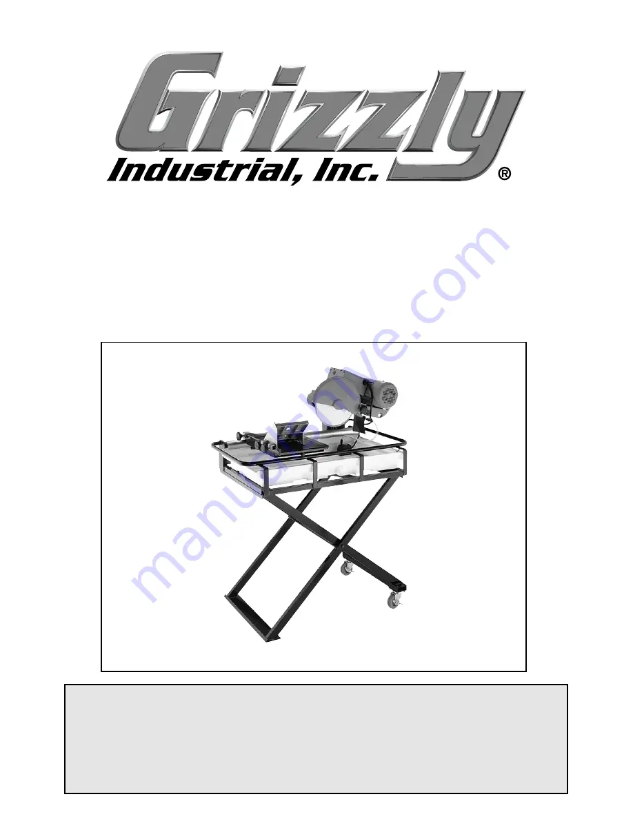 Grizzly H3390 Instruction Manual Download Page 4