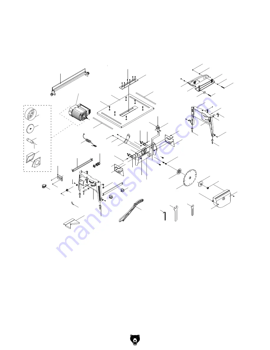 Grizzly H8145 Parts Breakdown Download Page 1