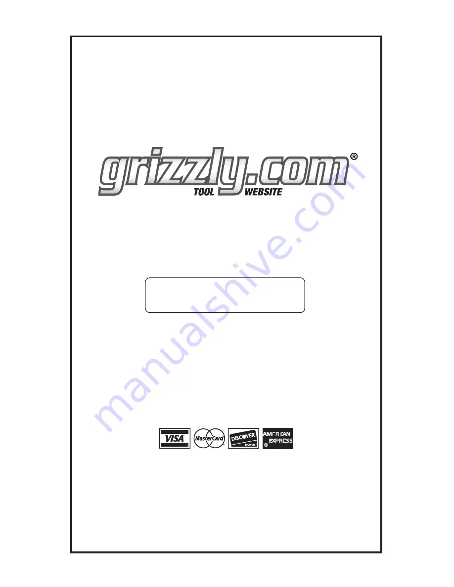 Grizzly T23089 Instruction Manual Download Page 16