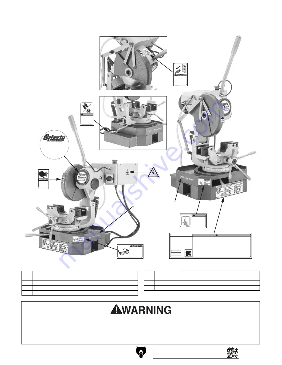 Grizzly T28366 Скачать руководство пользователя страница 47