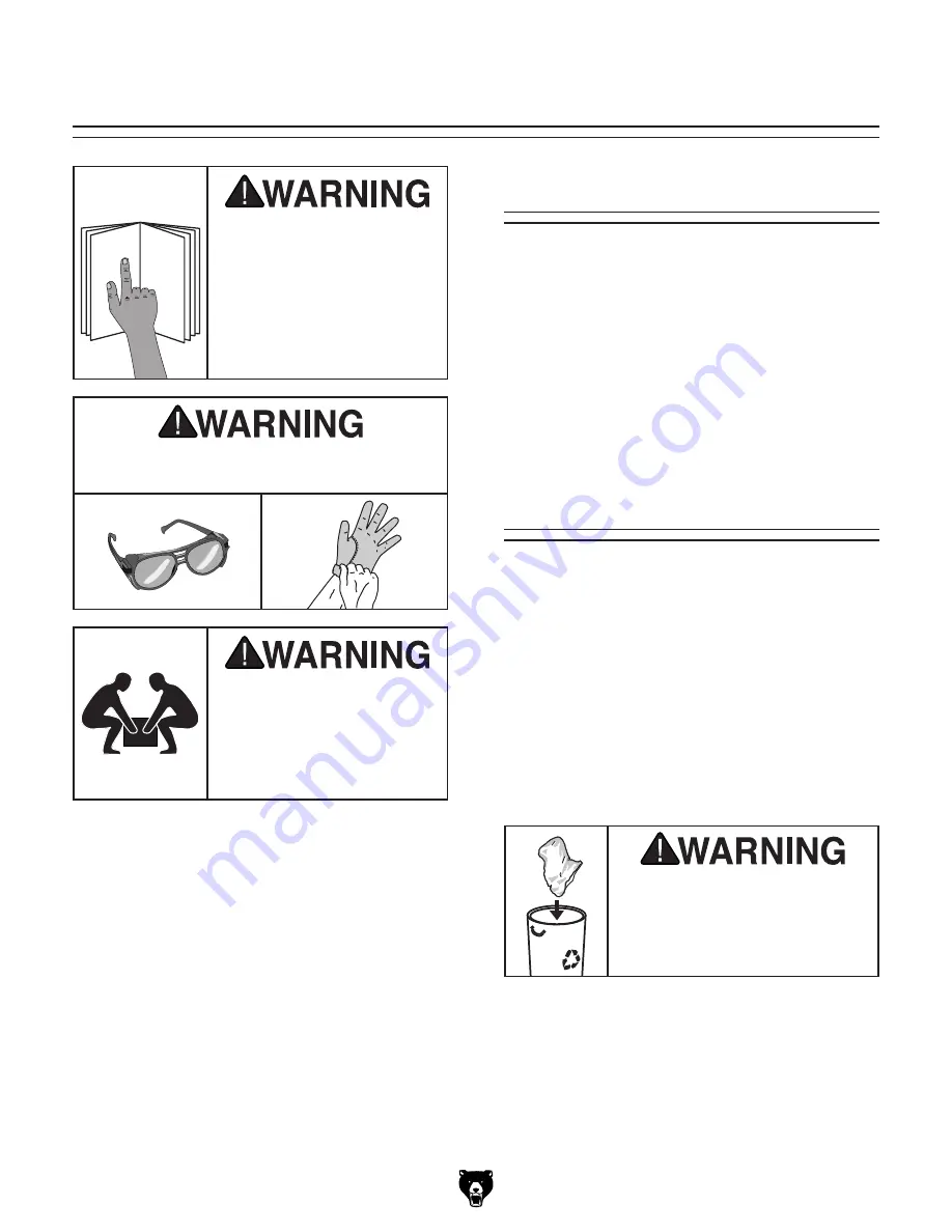 Grizzly T28522 Owner'S Manual Download Page 11