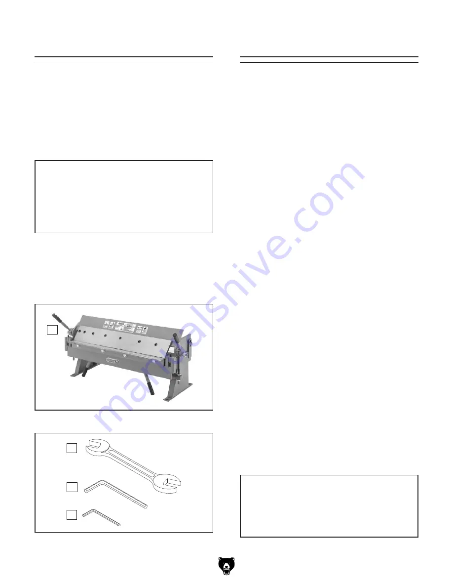 Grizzly T28522 Скачать руководство пользователя страница 13