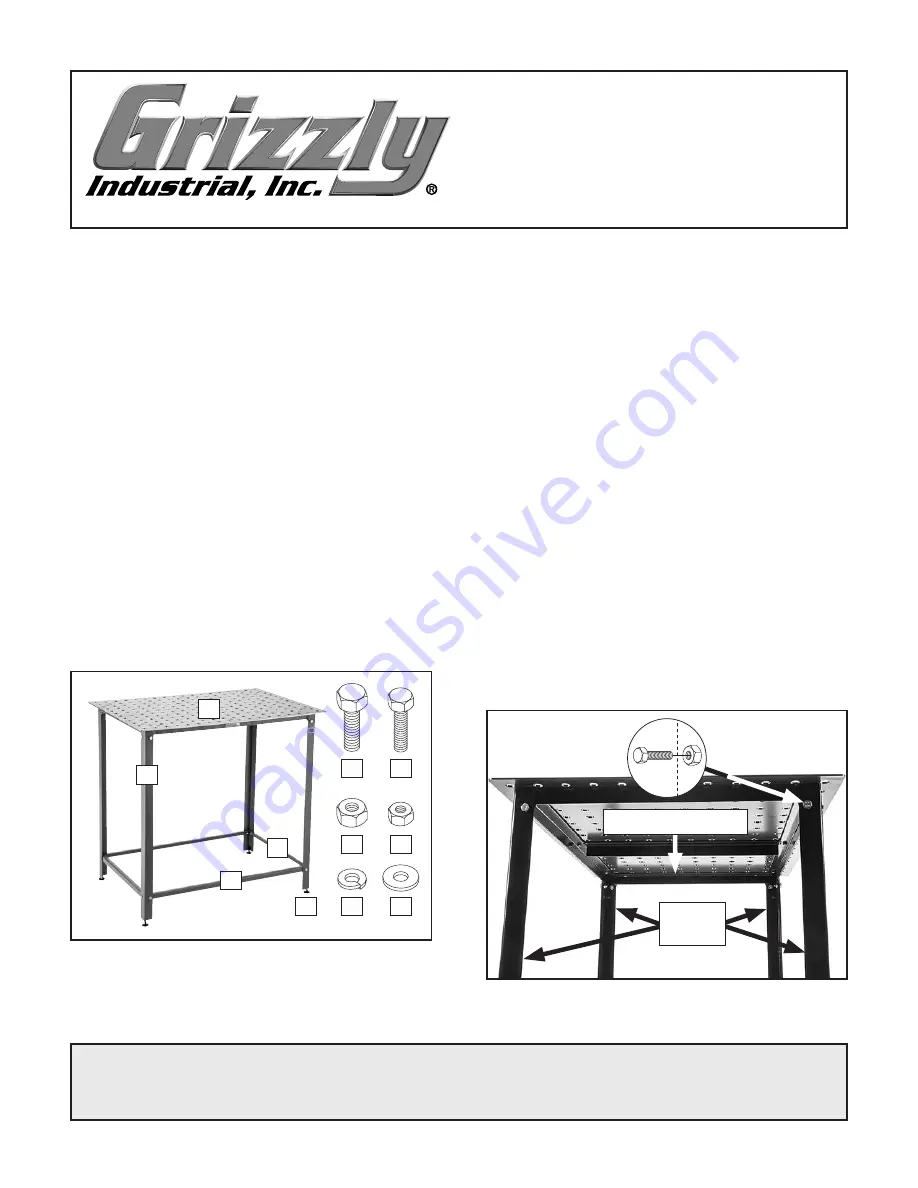 Grizzly T28932 Скачать руководство пользователя страница 1