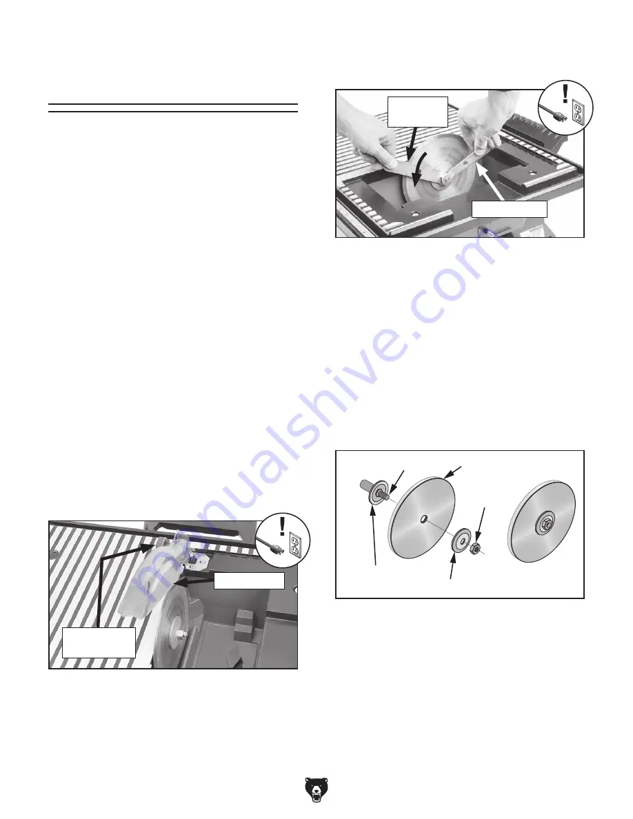 Grizzly T30945 Owner'S Manual Download Page 26