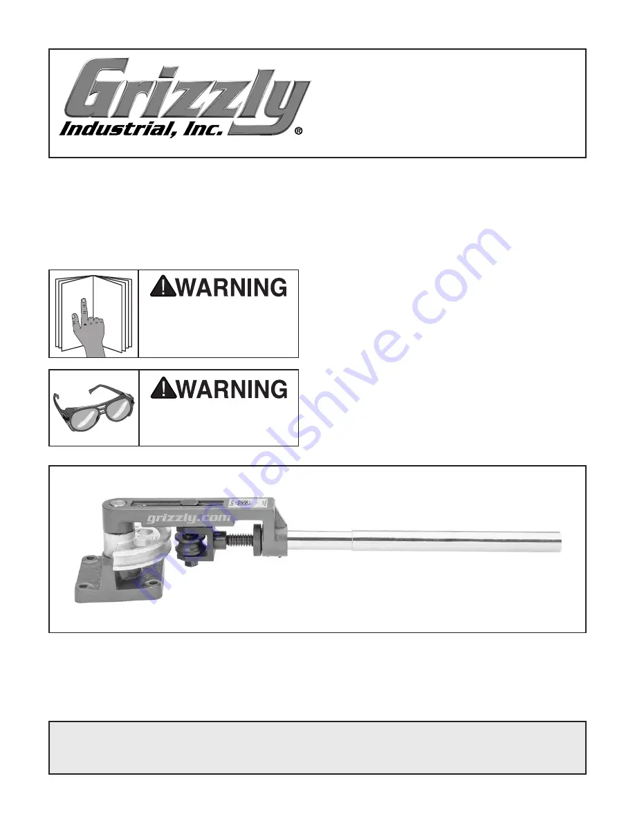 Grizzly T32715 Instructions Manual Download Page 1