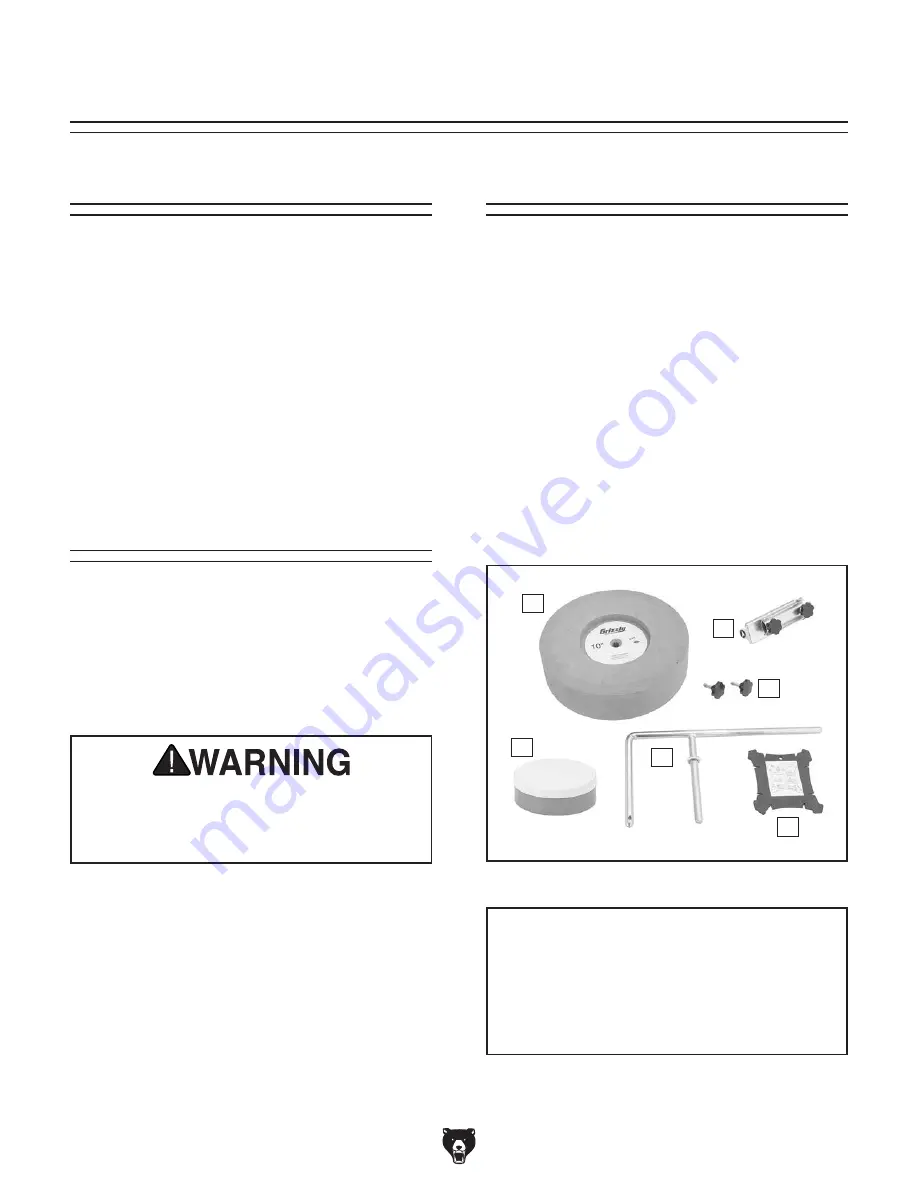 Grizzly T32720 Owner'S Manual Download Page 14