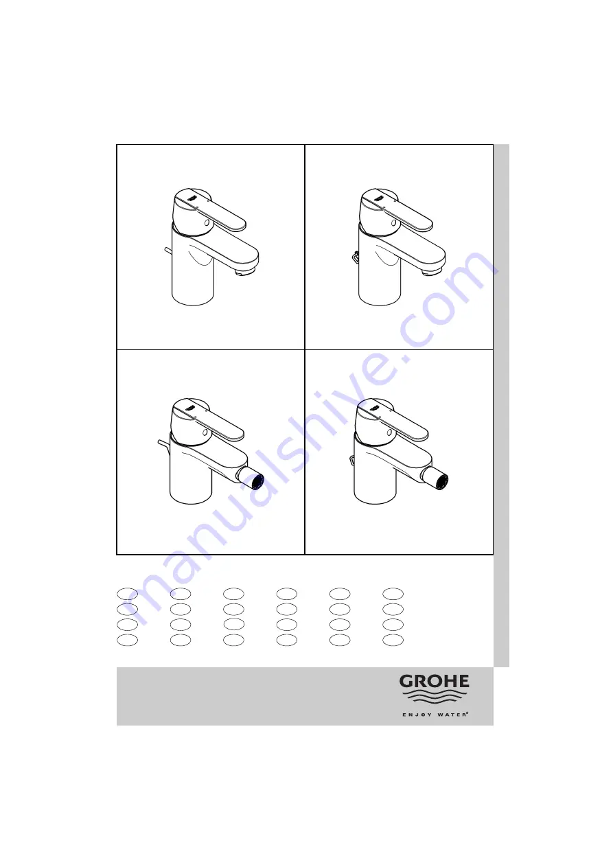 Grohe 23 454 Assembly Lnstructions Download Page 1