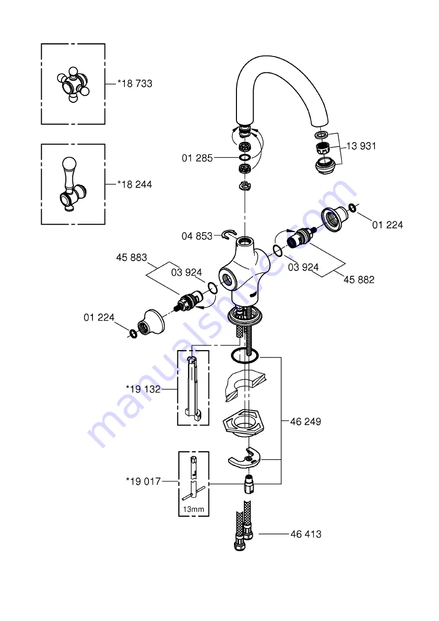 Grohe 31 055 Скачать руководство пользователя страница 3