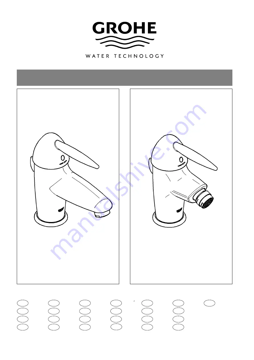 Grohe 32 389 Instruction Manual Download Page 1