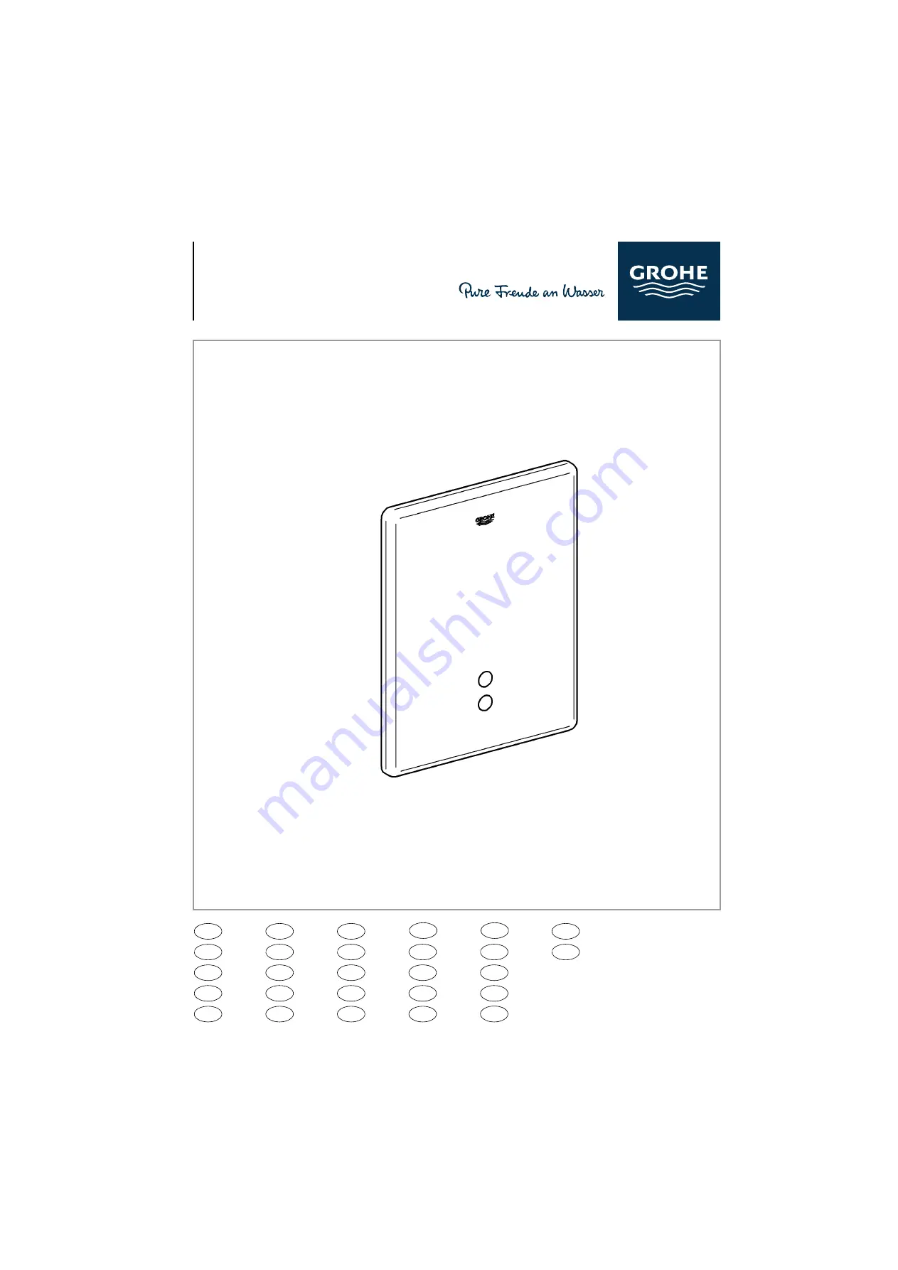 Grohe 4005176211911 Manual Download Page 1