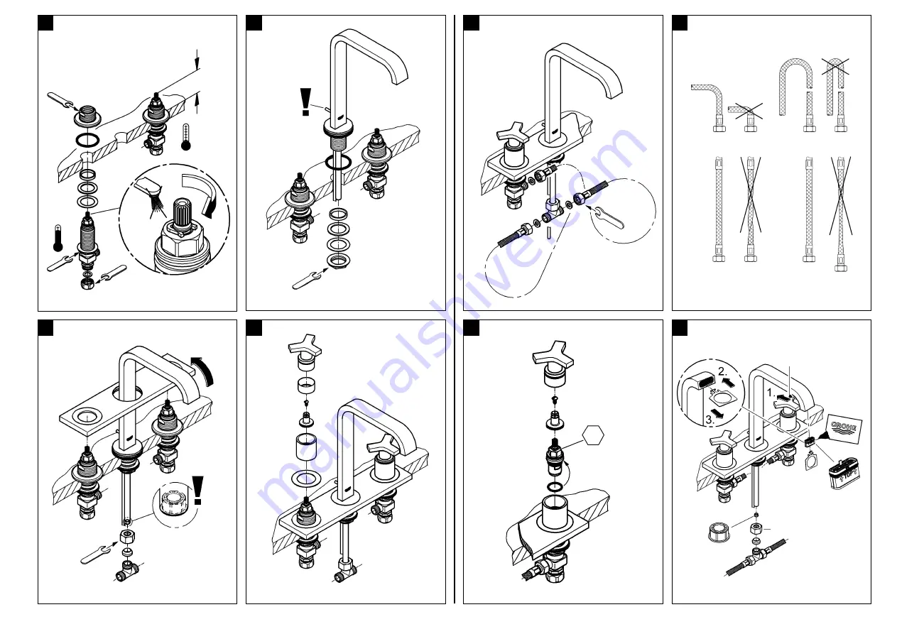 Grohe ALLURE 20 143 Installation Instructions Manual Download Page 3