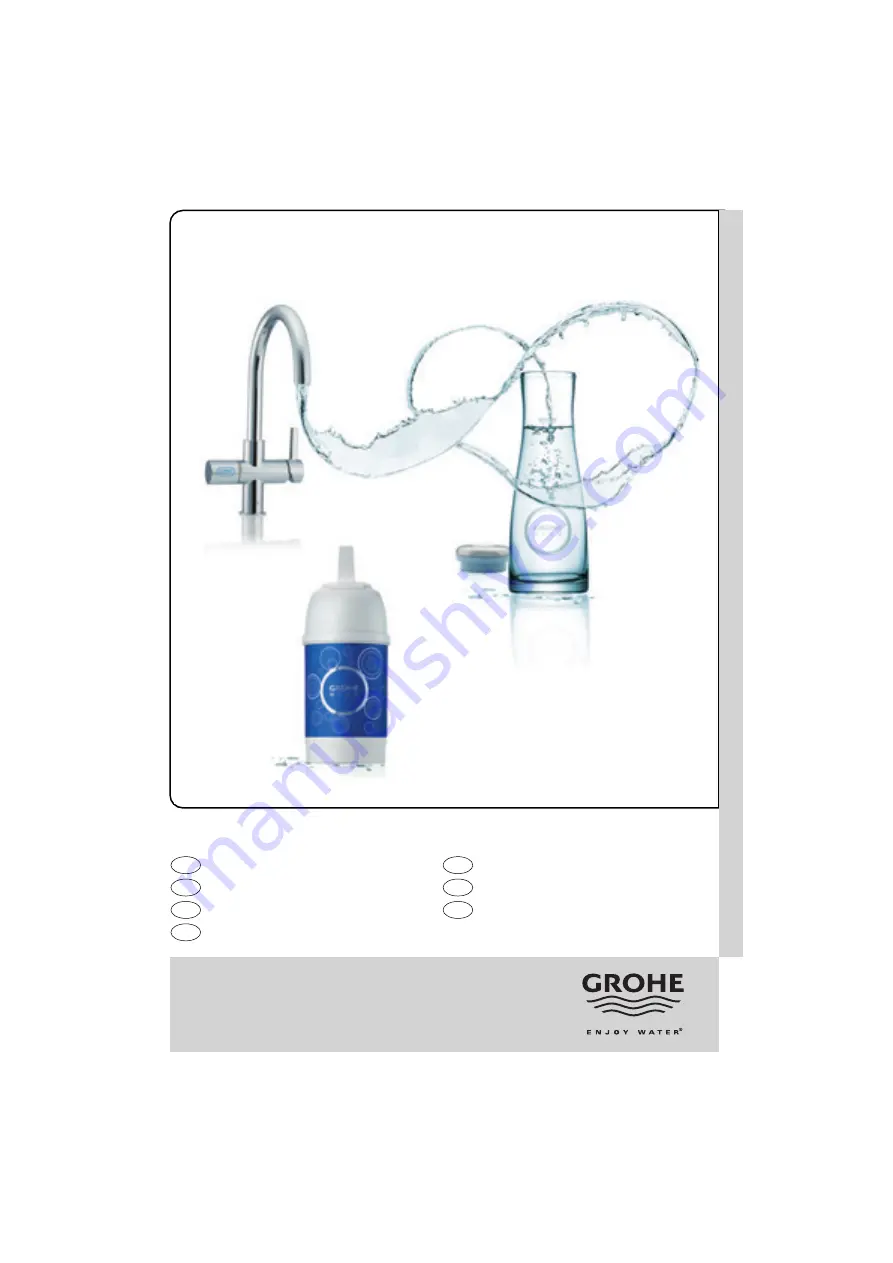 Grohe Blue Ultra Pure 33 249 Manual Download Page 1