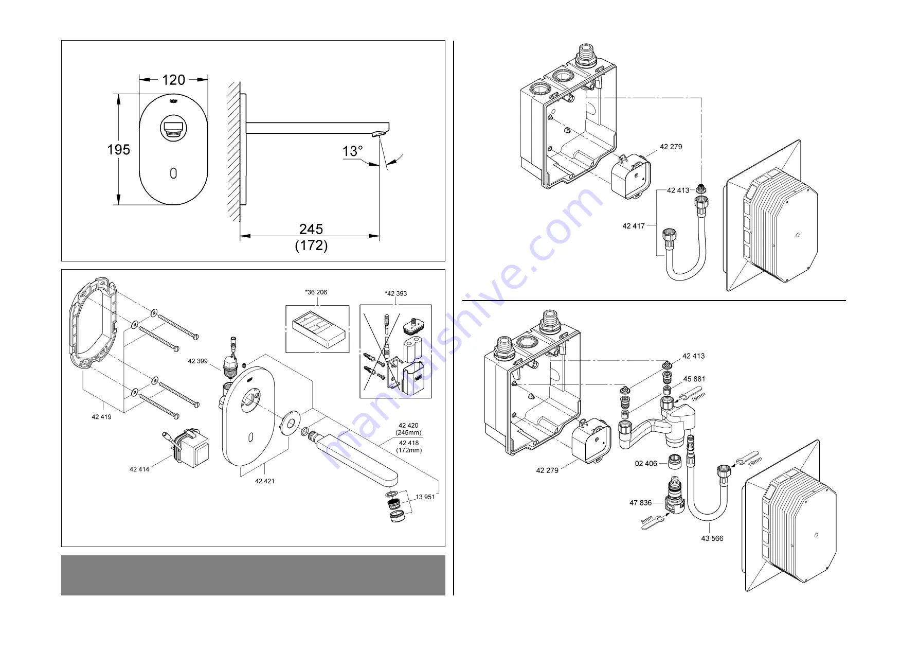 Grohe EUROSMART COSMOPOLITAN E 36 334 Manual Download Page 2