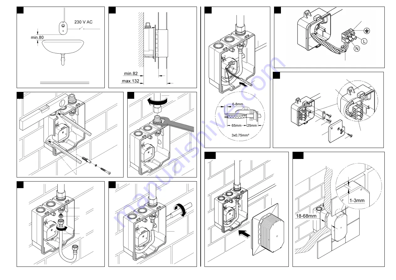 Grohe EUROSMART COSMOPOLITAN E Manual Download Page 3