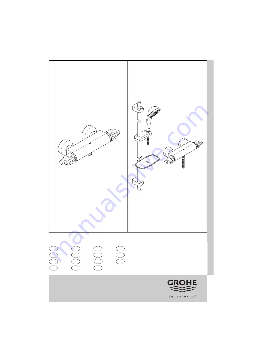 Grohe PRECISION comfort 34 232 Manual Download Page 1