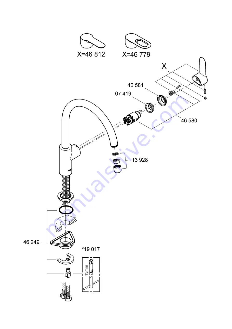 Grohe StartEdge 31 369 Скачать руководство пользователя страница 2