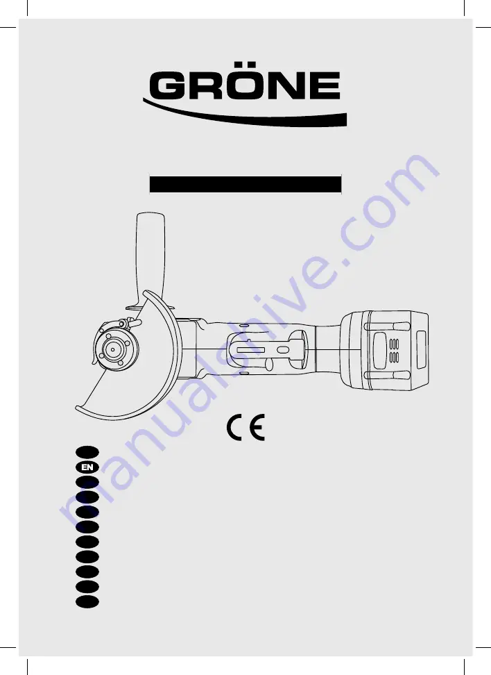 Gröne 2624-251800 Скачать руководство пользователя страница 1