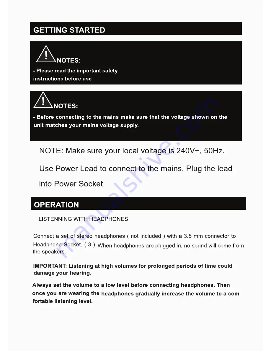 Groov-e GV-SP575 Instruction Manual Download Page 3