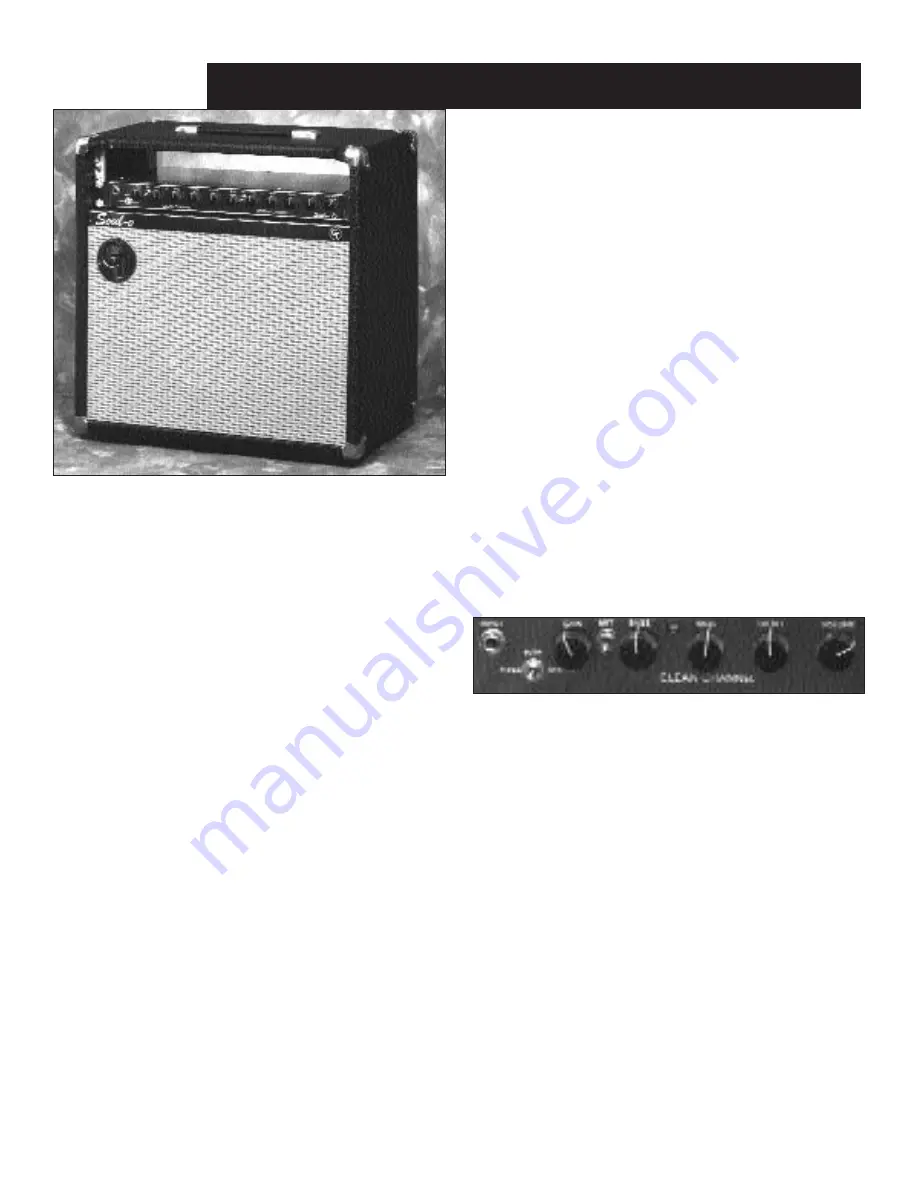 Groove Tubes Soul-o Series 75 Operating Manual Download Page 1