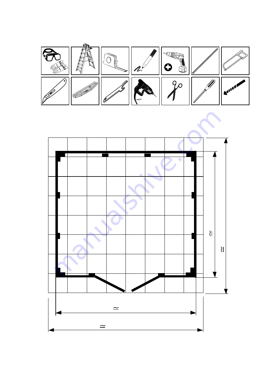 Grosfillex ABRI DECO H7 Assembly Instructions Manual Download Page 3