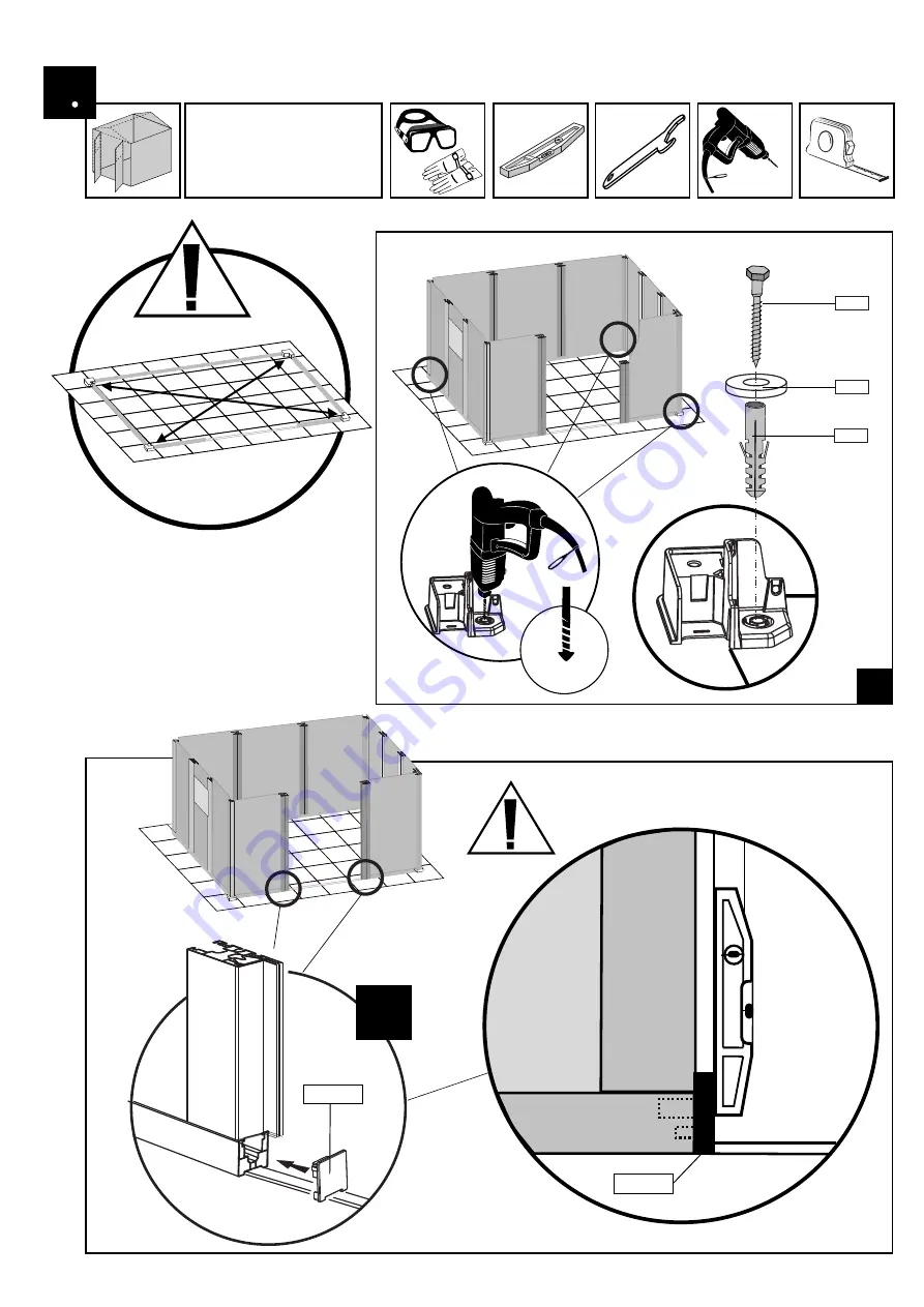 Grosfillex ABRI DECO H7 Assembly Instructions Manual Download Page 32