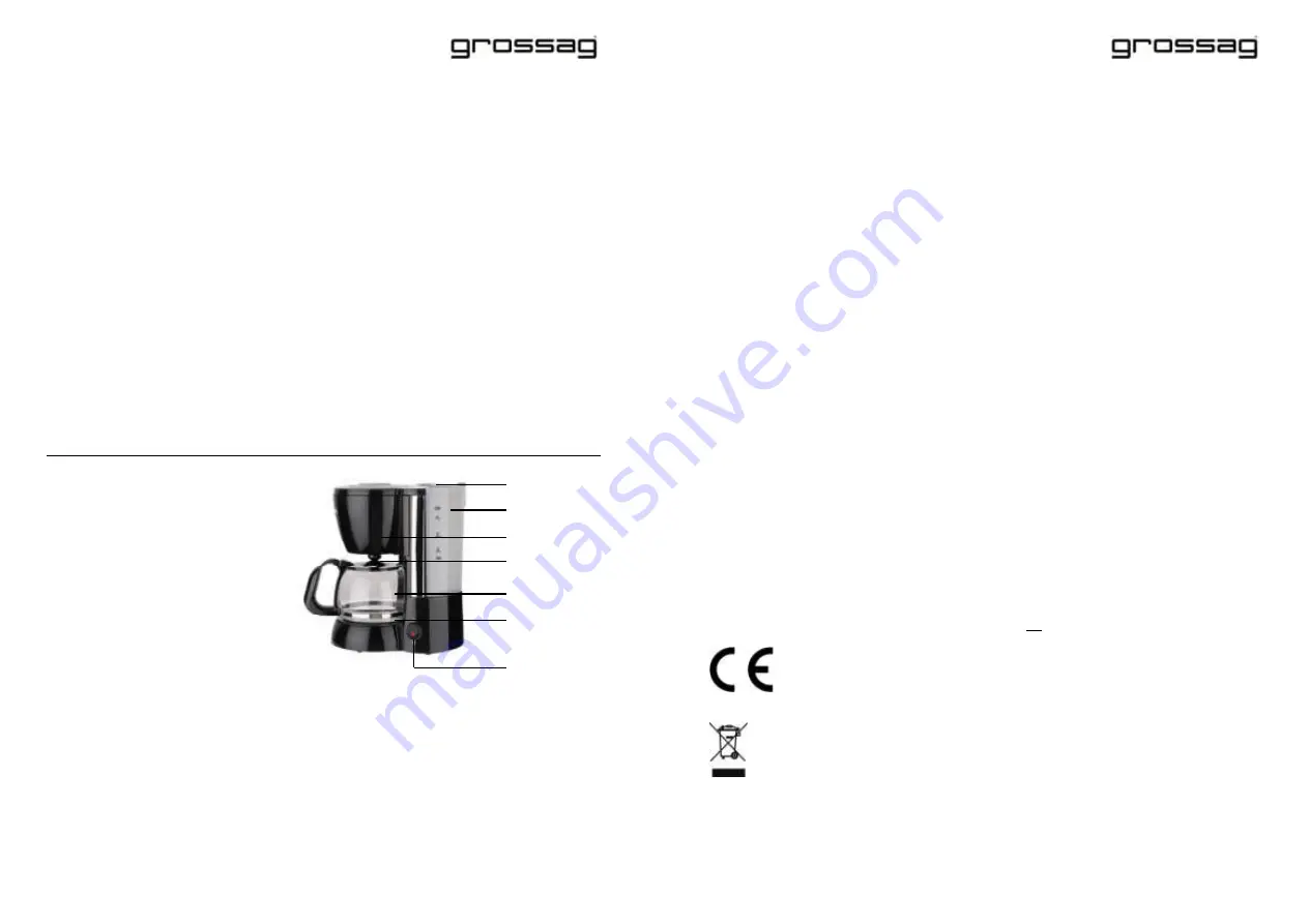 grossag KA 12.17 Instructions For Use Manual Download Page 5