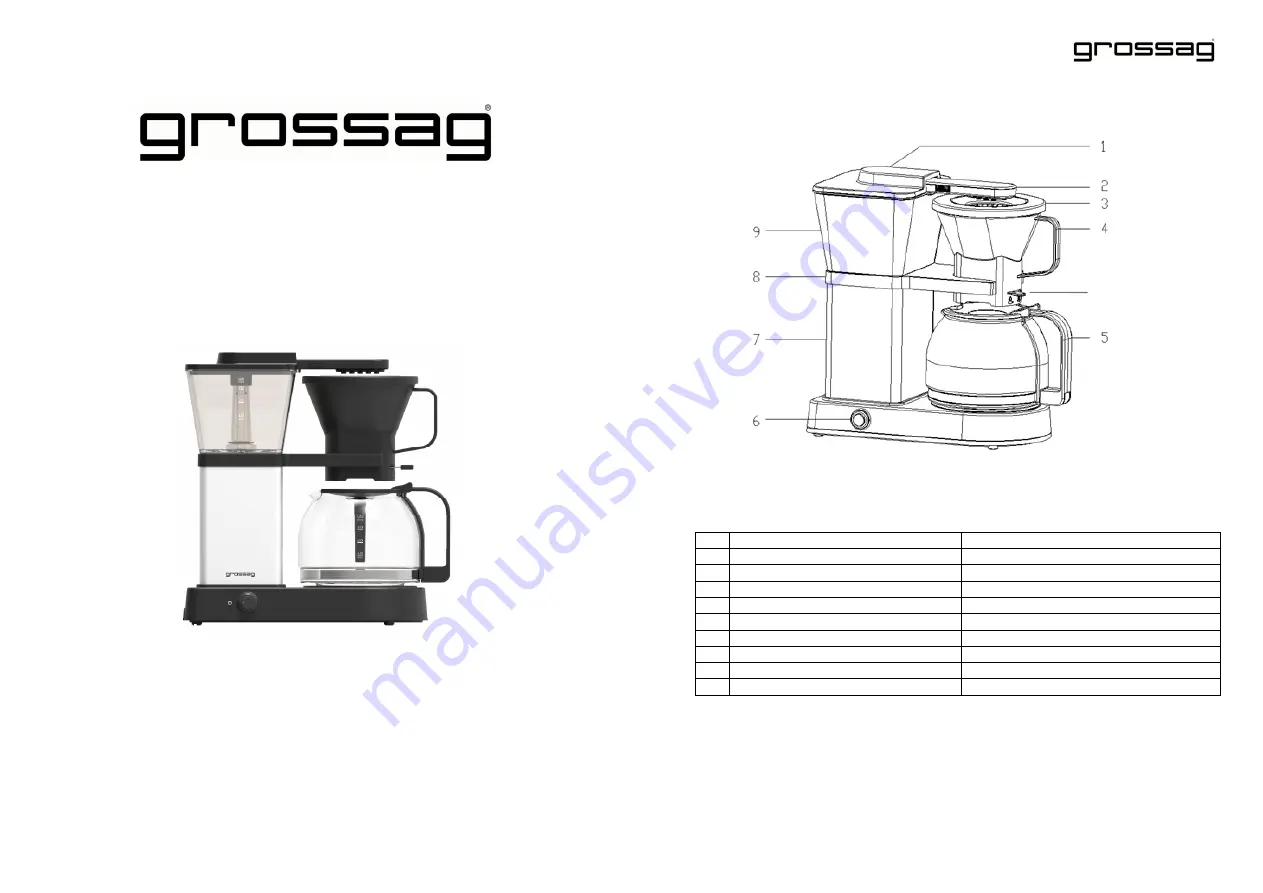 grossag KA 48 Instructions For Use Manual Download Page 1