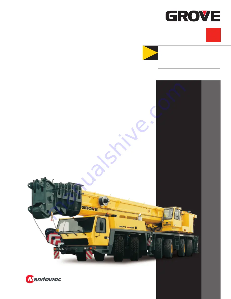 Grove Crane GMK6350 Product Manual Download Page 1