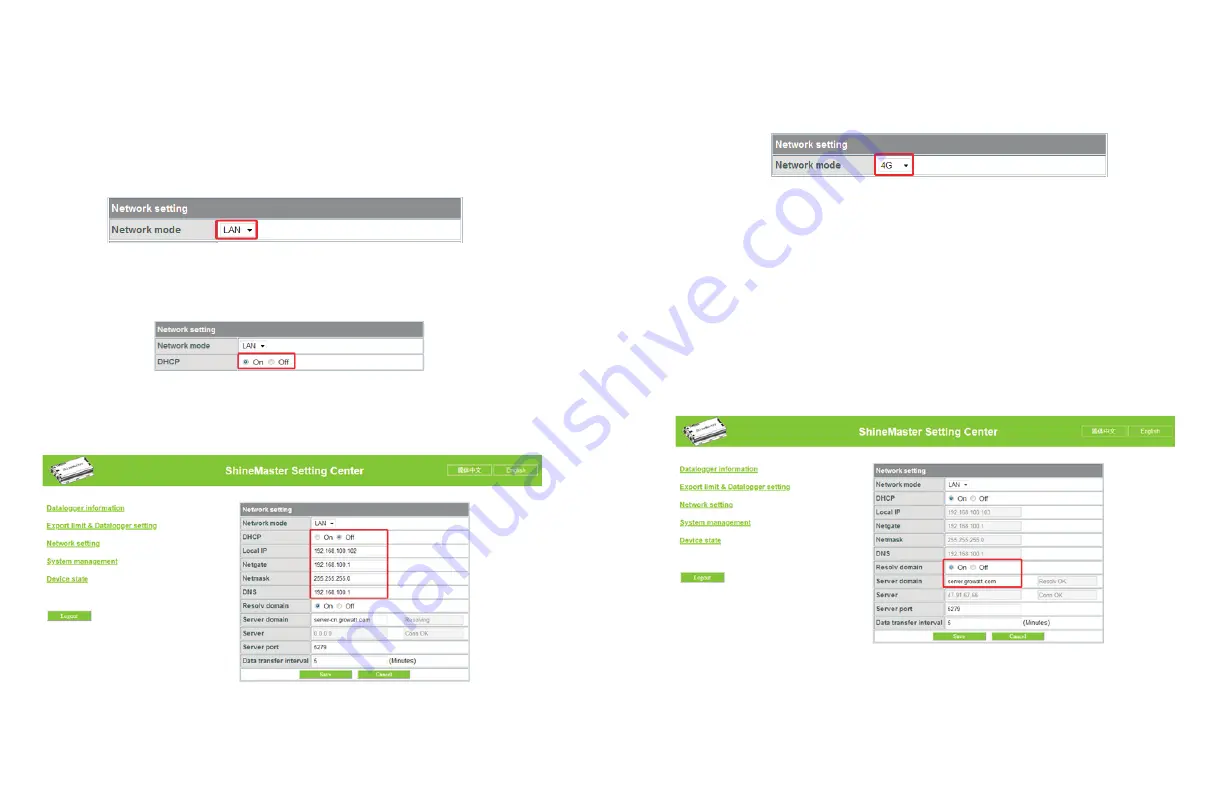 Growatt ShineMaster User Manual Download Page 12