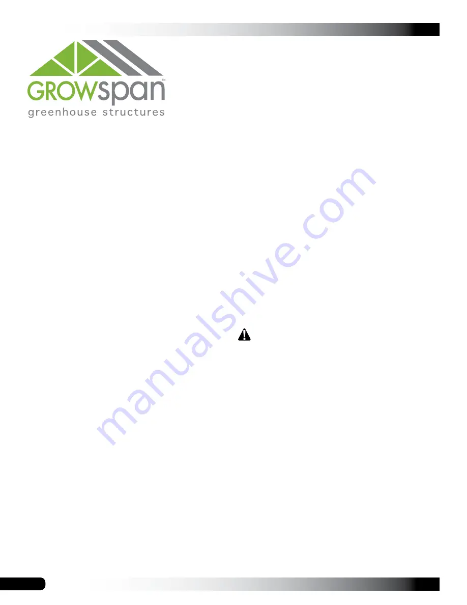 GrowSpan 105158F Instruction Manual Download Page 2