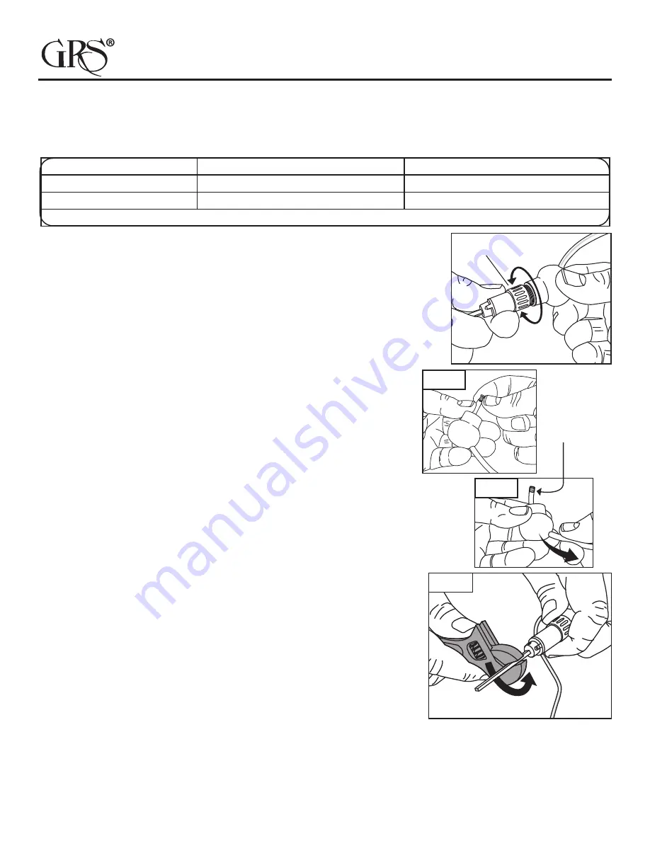 GRS 901 QC Instructions Download Page 1