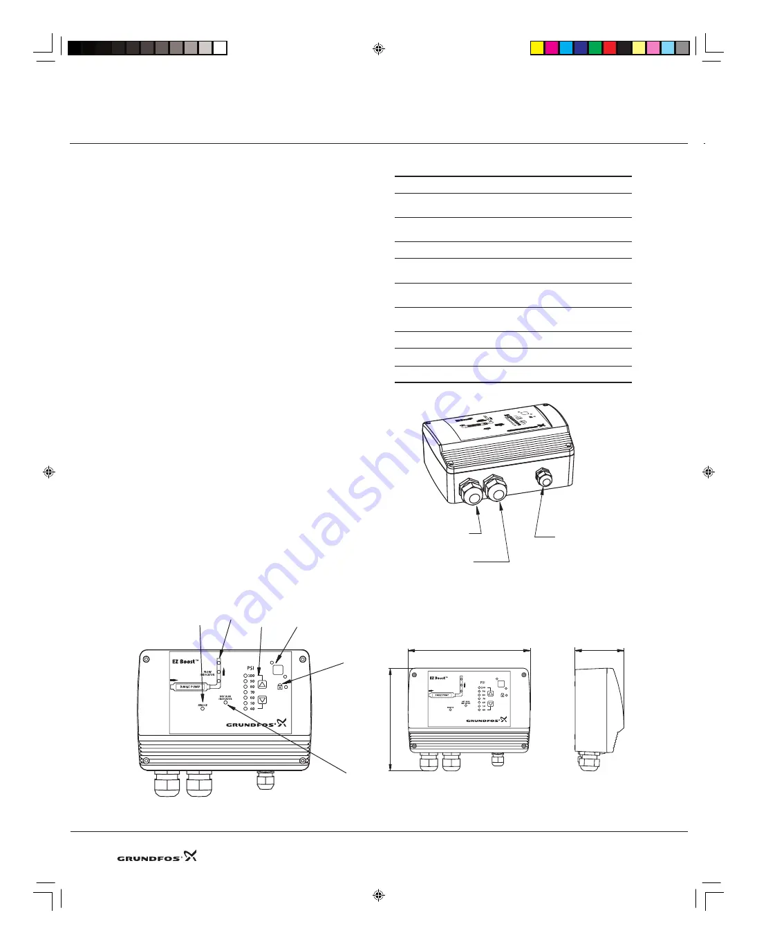 Grundfos 15 BMQE 05A-110 Скачать руководство пользователя страница 12