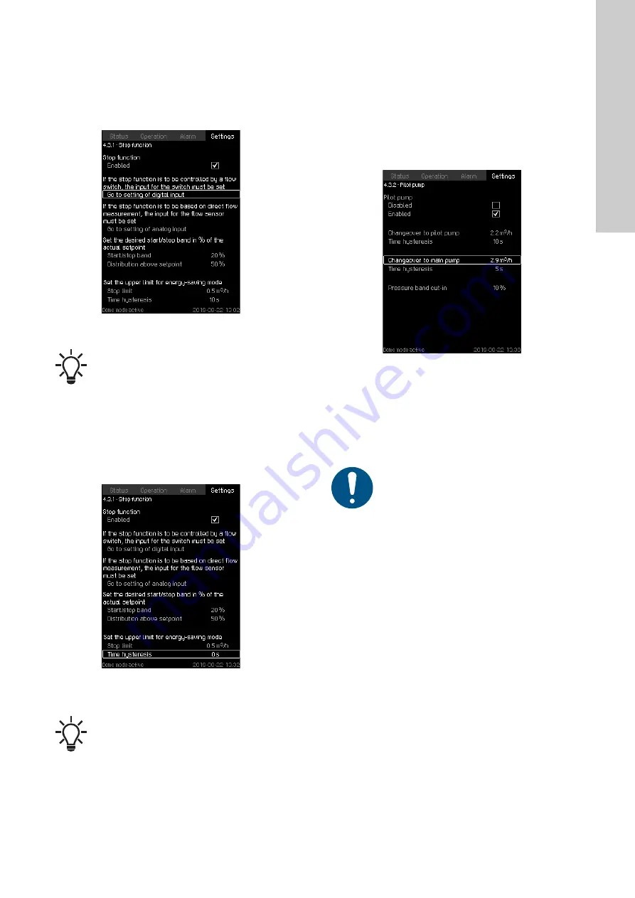 Grundfos Control MPC 2000 Series Installation And Operating Instructions Manual Download Page 45