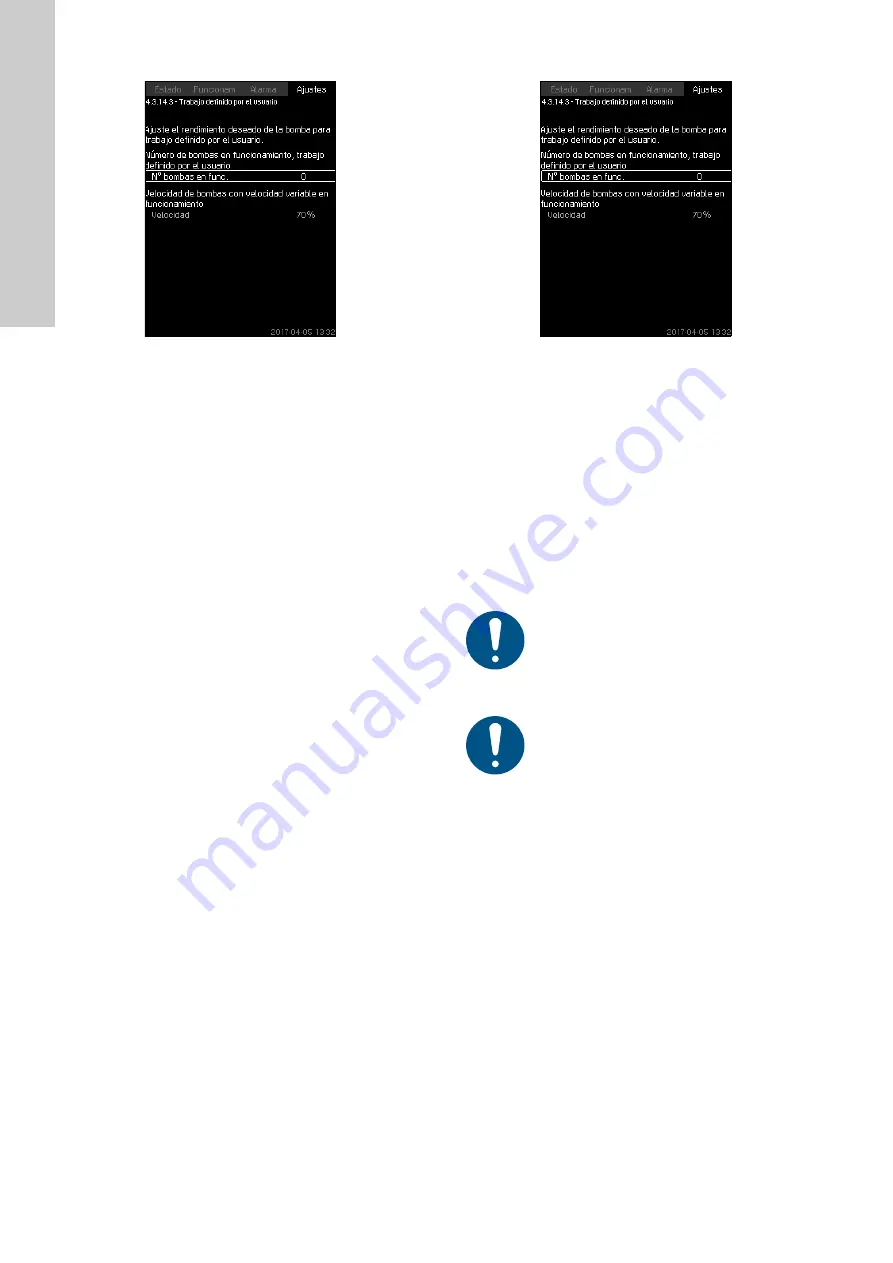 Grundfos Control MPC 2000 Series Installation And Operating Instructions Manual Download Page 204