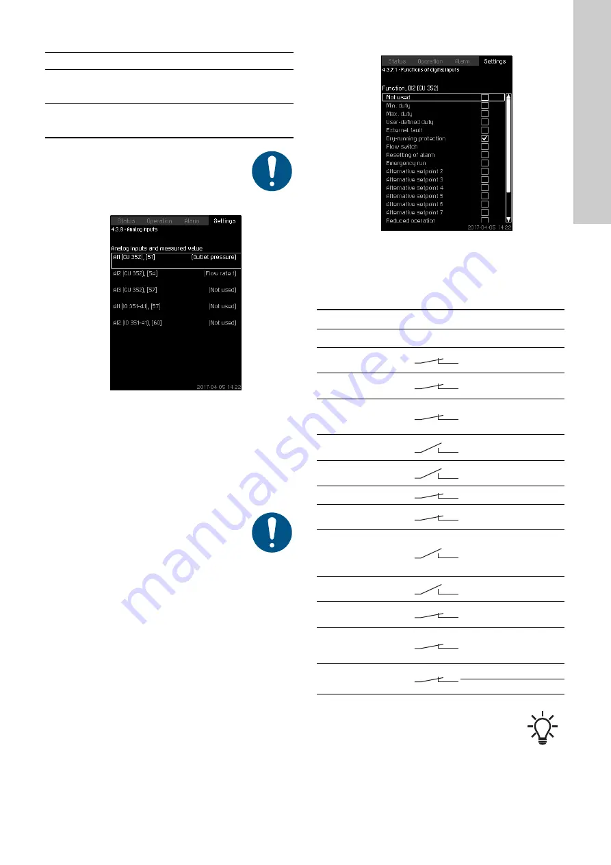 Grundfos Control MPC 2000 Series Installation And Operating Instructions Manual Download Page 481