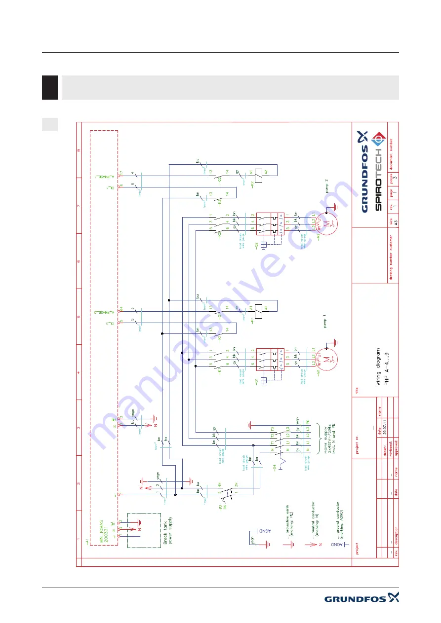 Grundfos PHP A-4 Скачать руководство пользователя страница 8