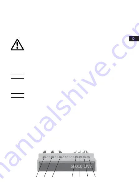 Grundfos SI 010 CNV Installation And Operating Instructions Manual Download Page 27