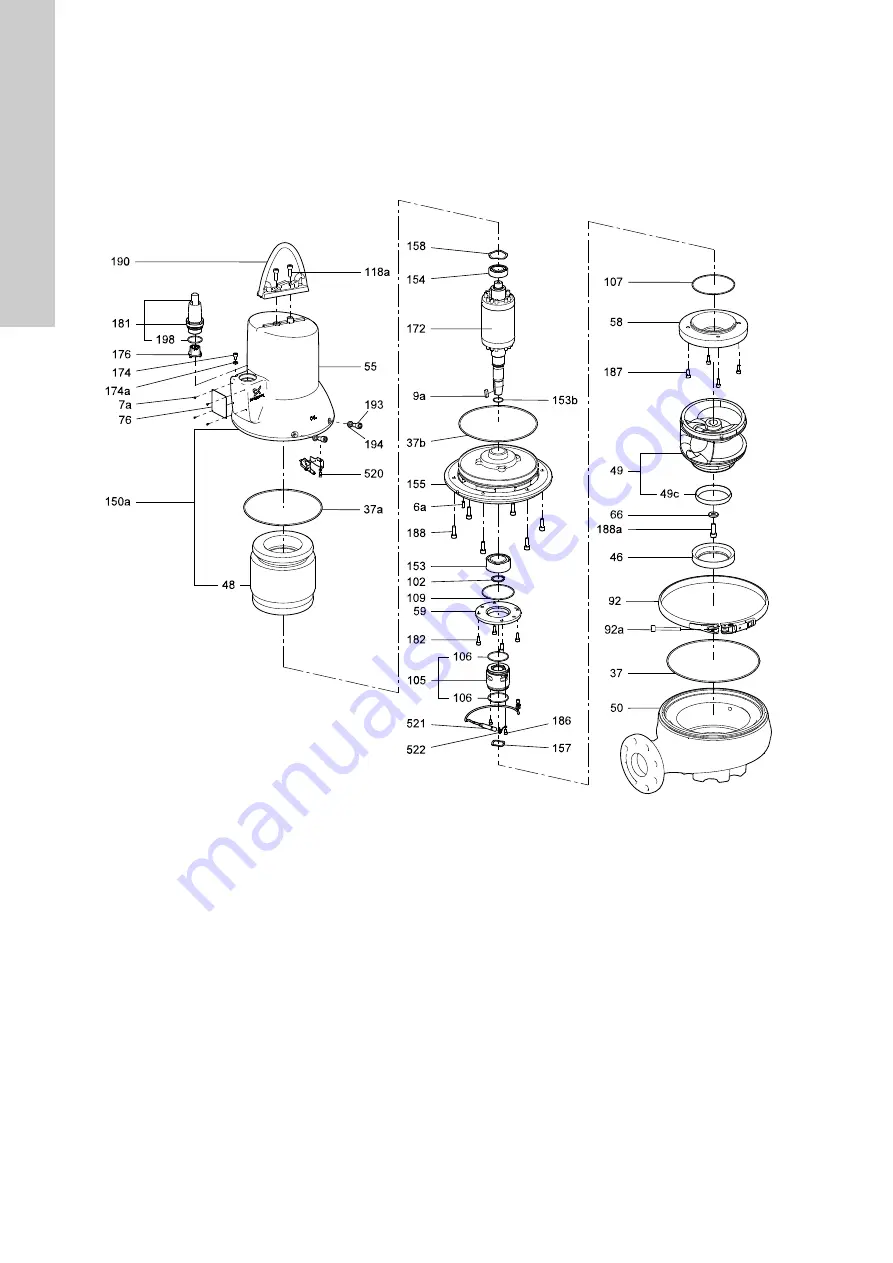 Grundfos SL1.100.100.40.4 Installation And Operating Instructions Manual Download Page 40