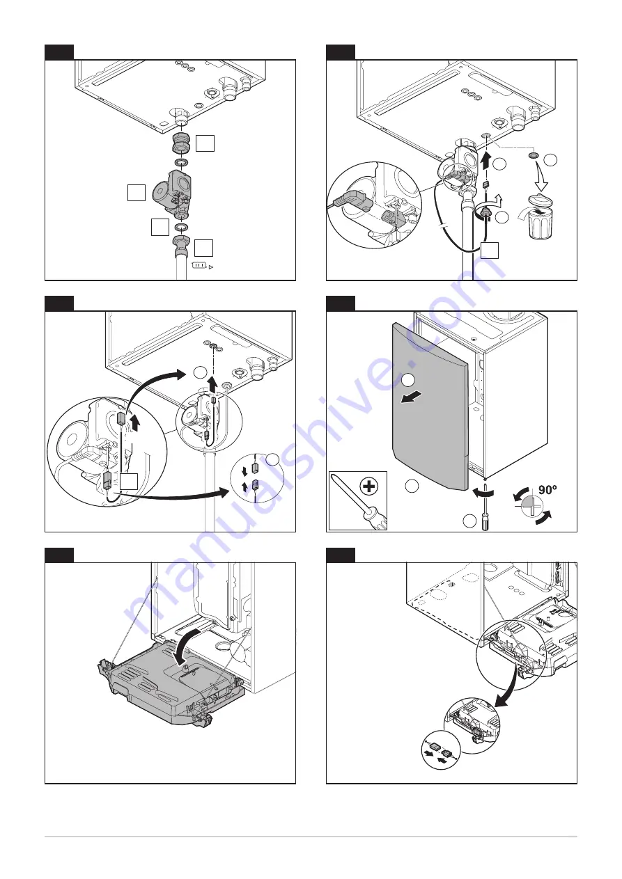 Grundfos UPS 25 Assembly Instructions Manual Download Page 3