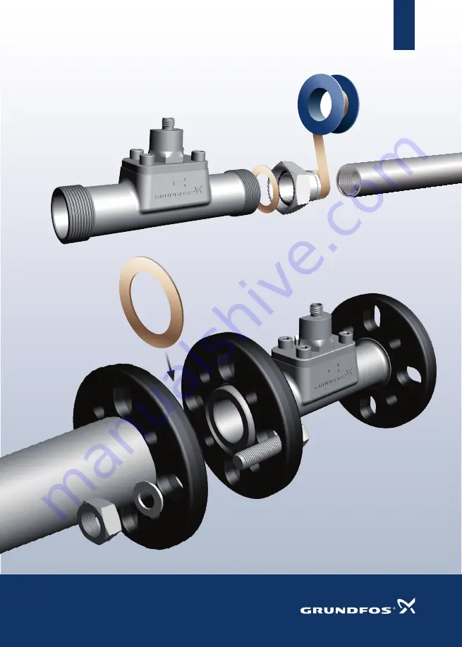 Grundfos Vortex Flow Industry Instructions Manual Download Page 7