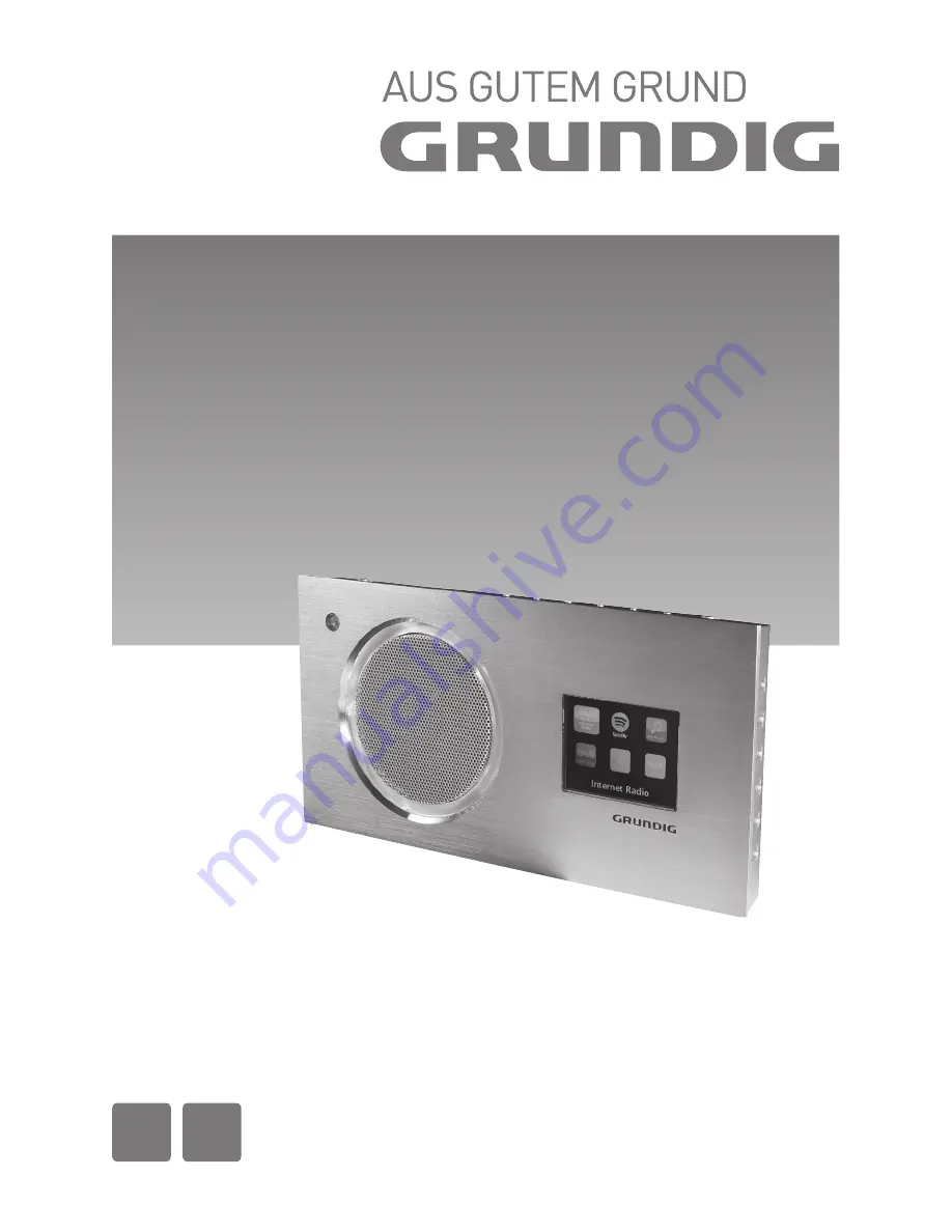 Grundig Cosmopolit 9 WEB DAB Plus Скачать руководство пользователя страница 1