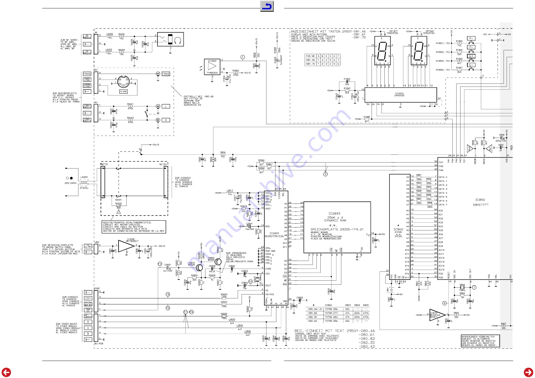 Grundig CUC 1822 Service Manual Download Page 8