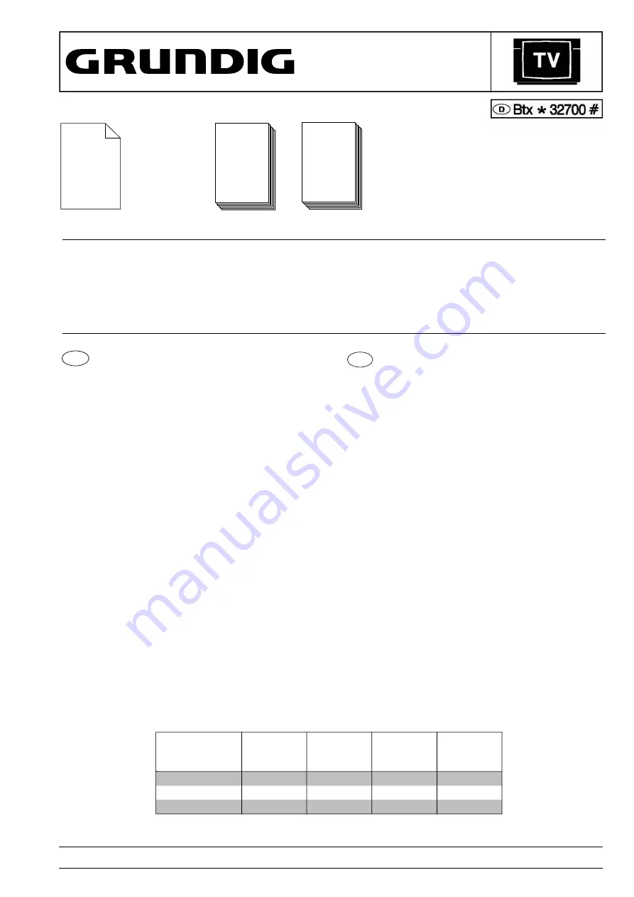 Grundig CUC 6310 Service Manual Download Page 1