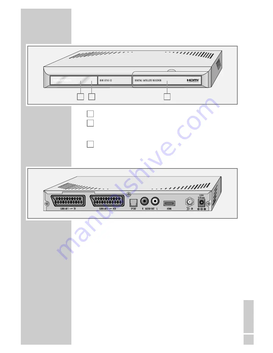 Grundig DSR 3735 CI Скачать руководство пользователя страница 7