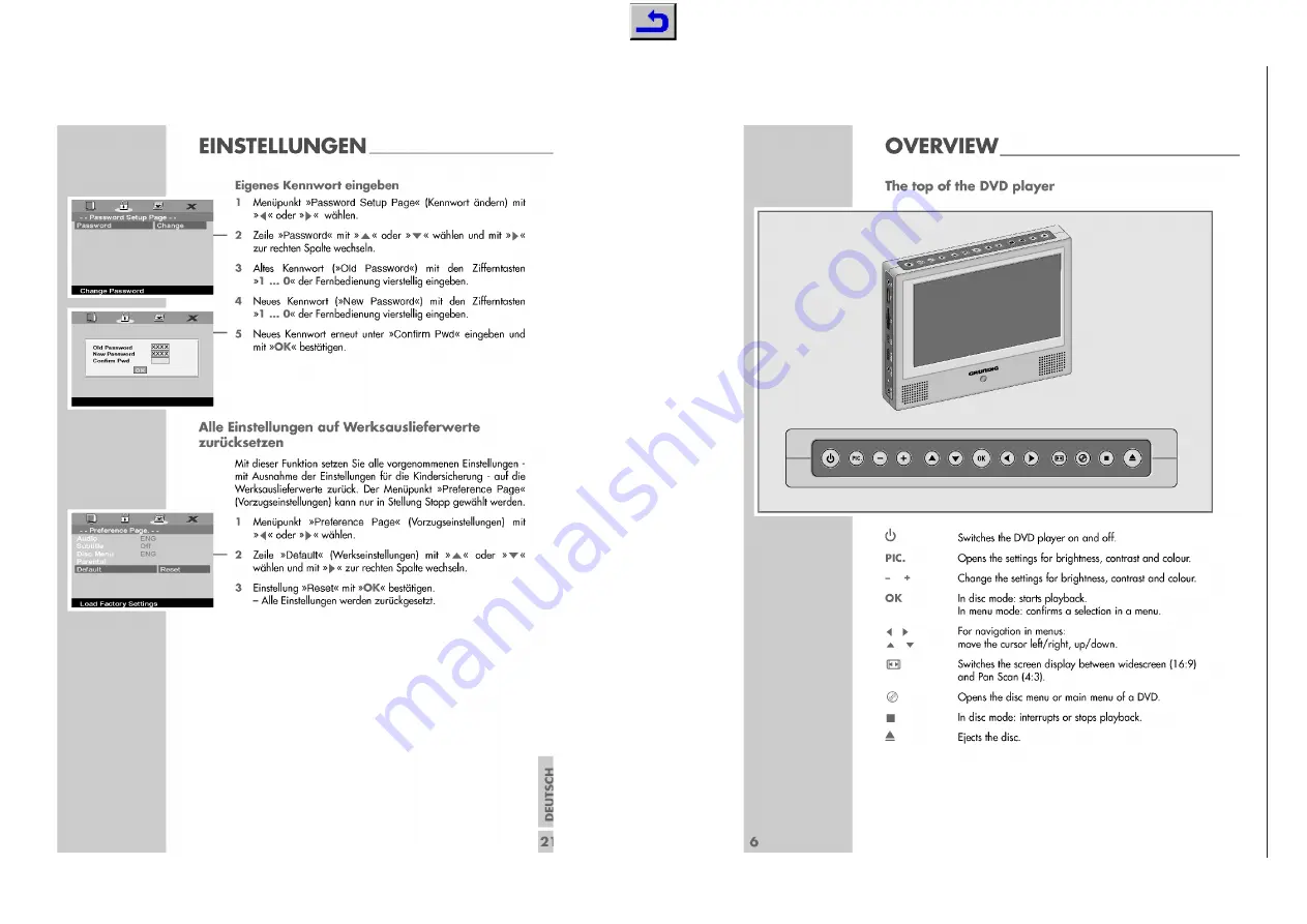 Grundig DVD-P 8600 Service Manual Download Page 7