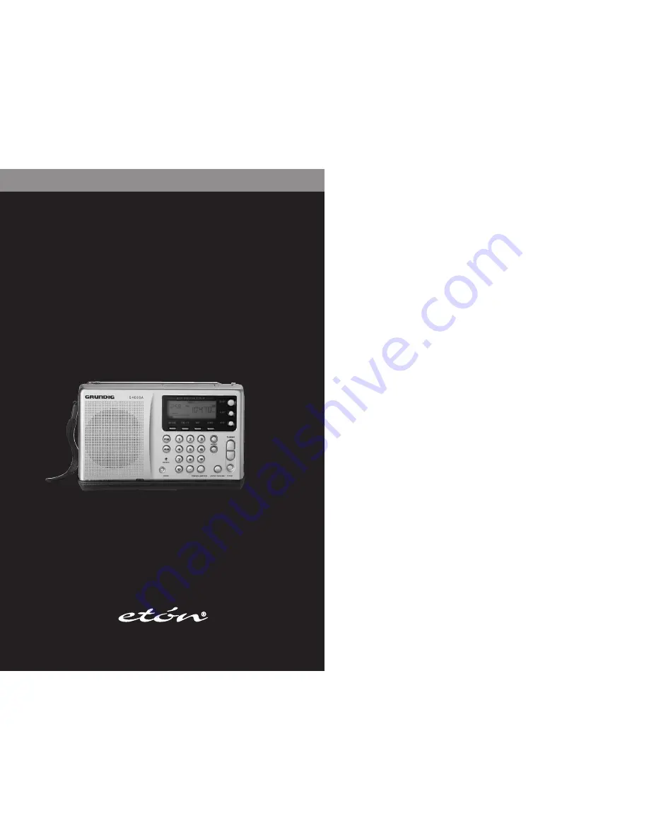 Grundig Eaton G4000A Operation Manual Download Page 1