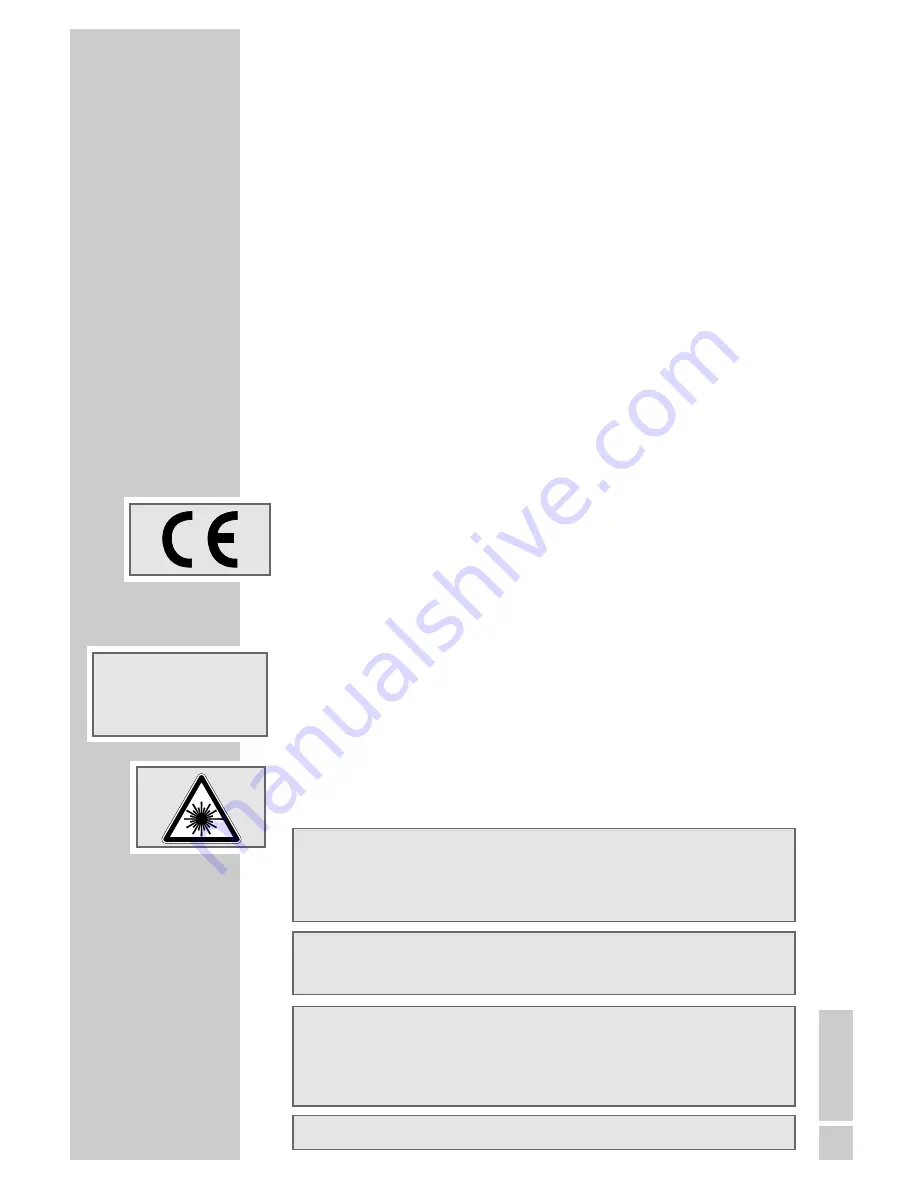 Grundig ELEGANCE 21 FLAT TVD 55-2502/7 TOP User Manual Download Page 39